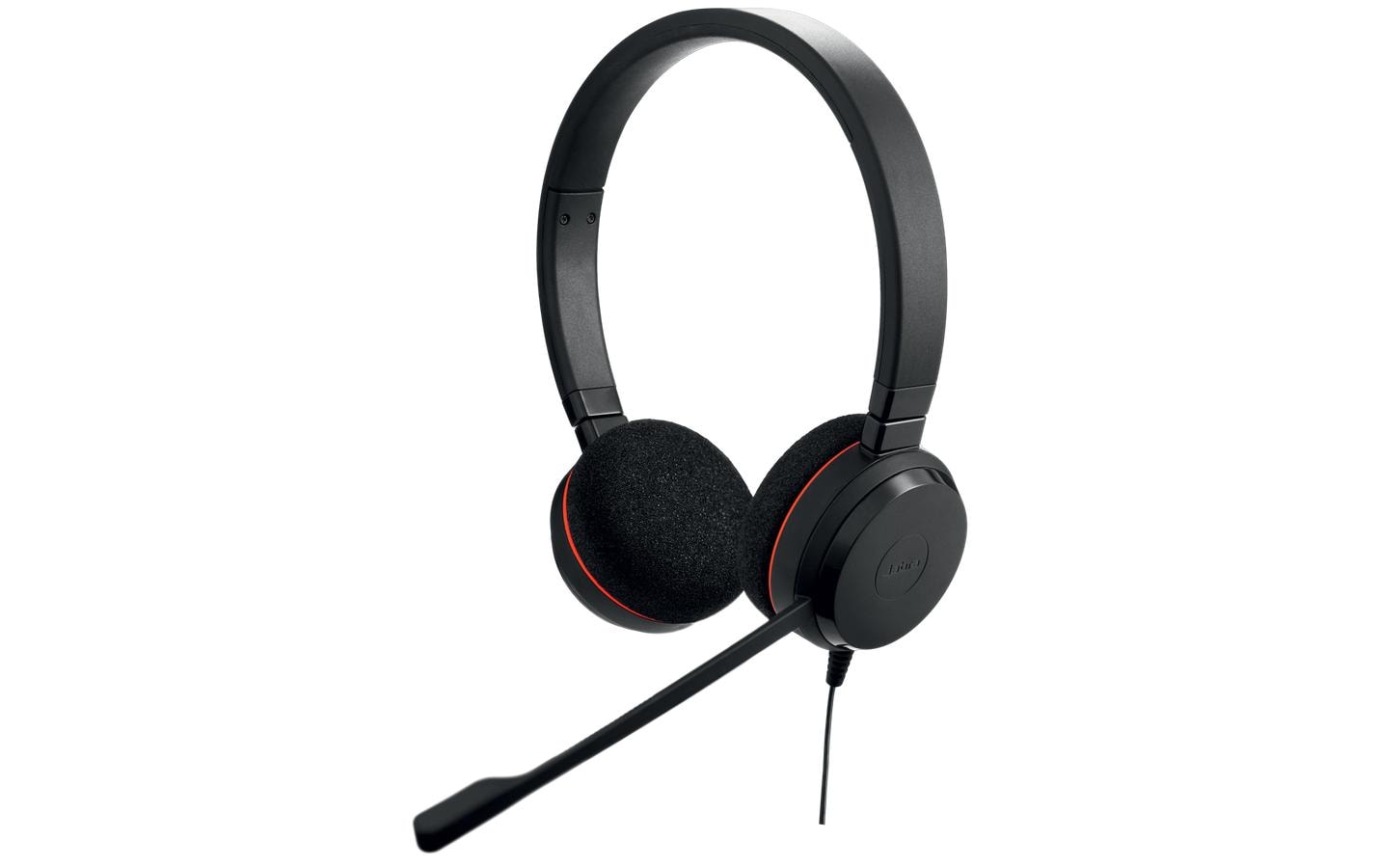 Jabra Evolve 20 Duo UC Office-Headset – On-Ear, Stereo, Kabelgebunden, USB-A, Schwarz