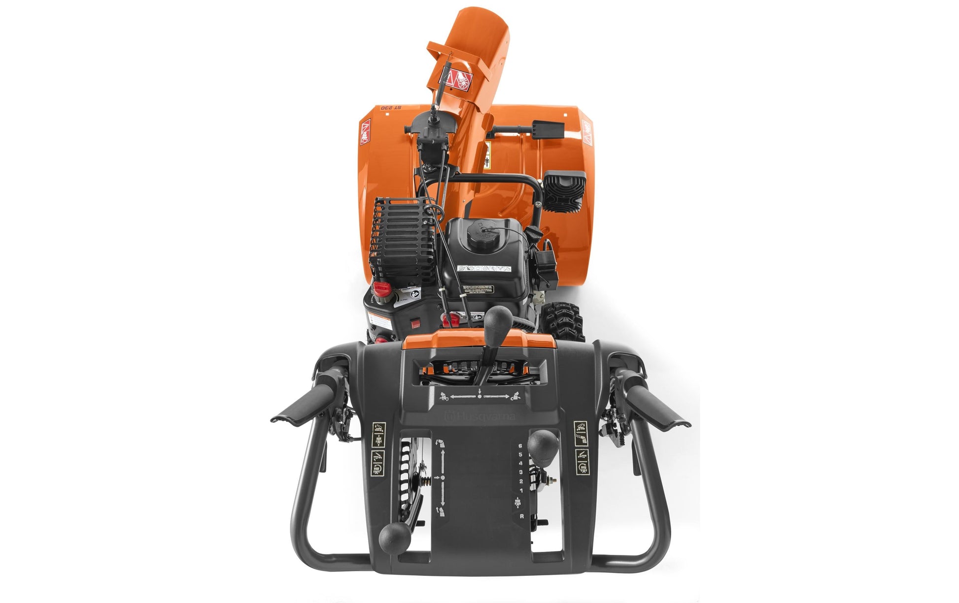 Husqvarna Schneefräse ST 230 – Arbeitsbreite 76 cm, Leistung 6,3 kW, Rotor 30,5 cm, Abmessungen 78,7 × 148,6 cm