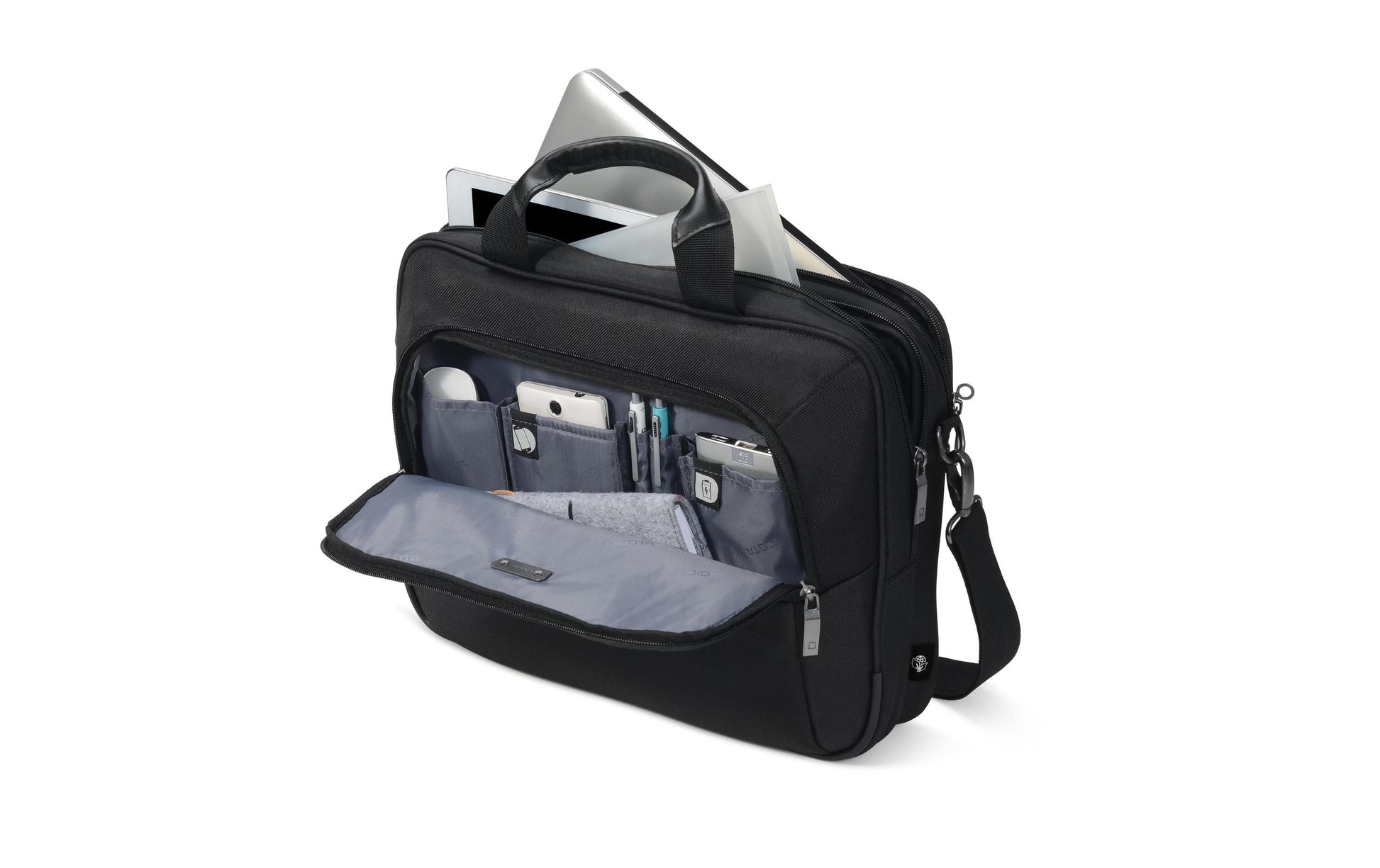 DICOTA Eco Top Traveller SELECT Notebook-Tasche für Notebooks bis 15,6" – Schwarz