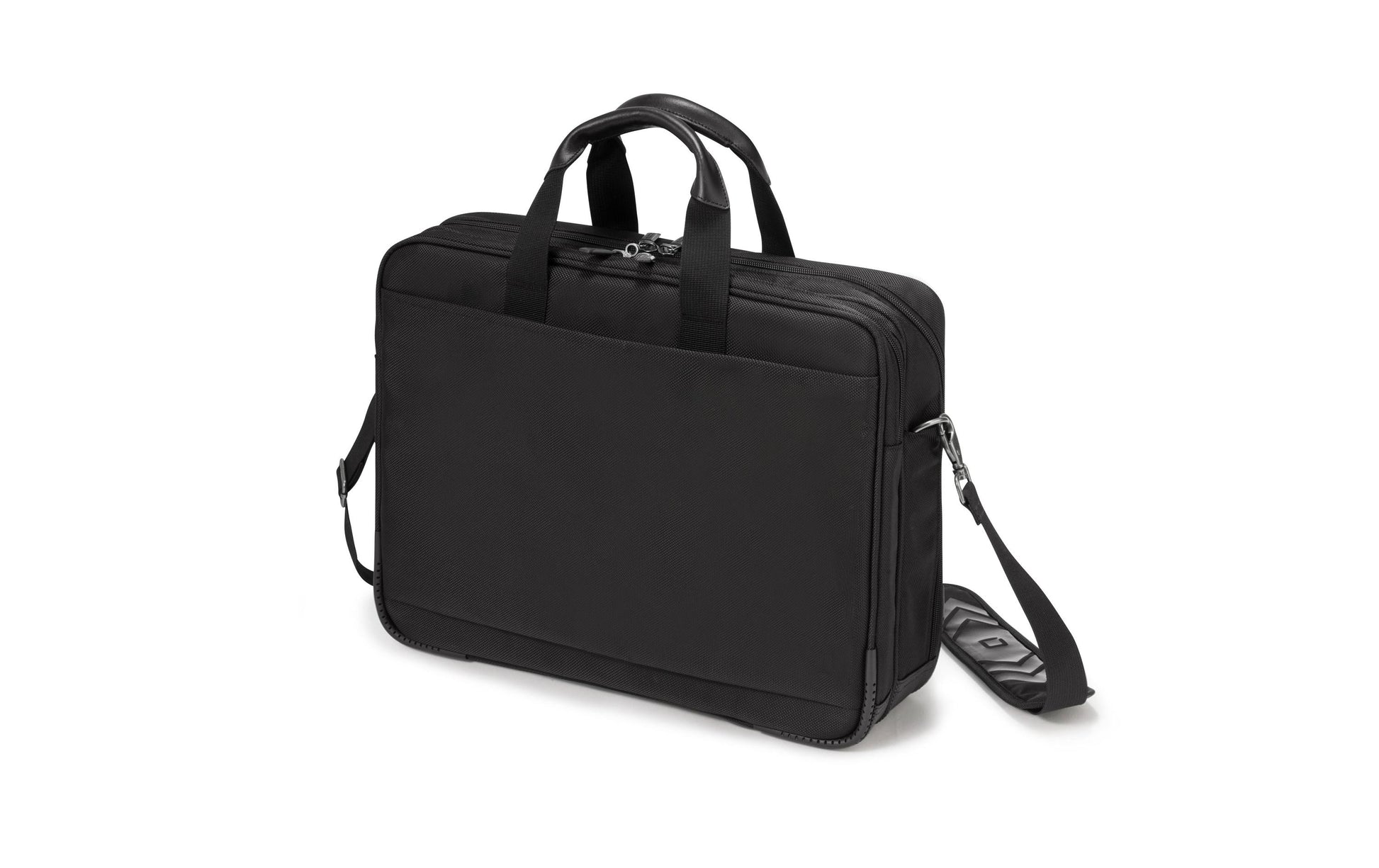 DICOTA Notebook-Tasche bis 14,1" – aus recyceltem PET, mit Schultergurt – Schwarz