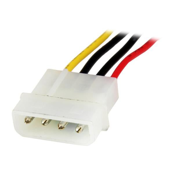 StarTech.com Molex 4-poliges Stromkabel – Molex (4-polig) männlich zu Molex (4-polig) weiblich, 0,304 m