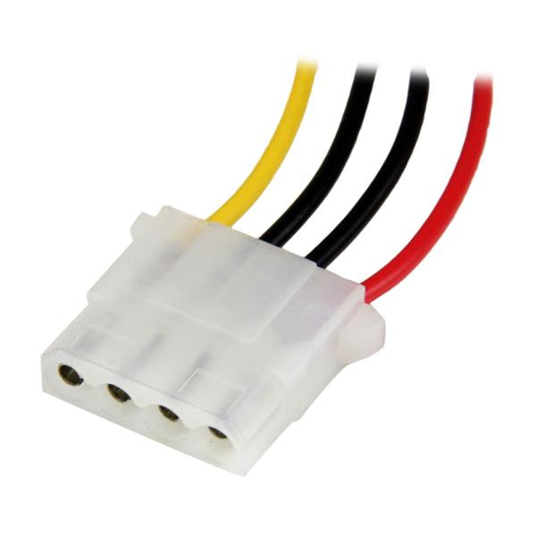 StarTech.com Molex 4-poliges Stromkabel – Molex (4-polig) männlich zu Molex (4-polig) weiblich, 0,304 m