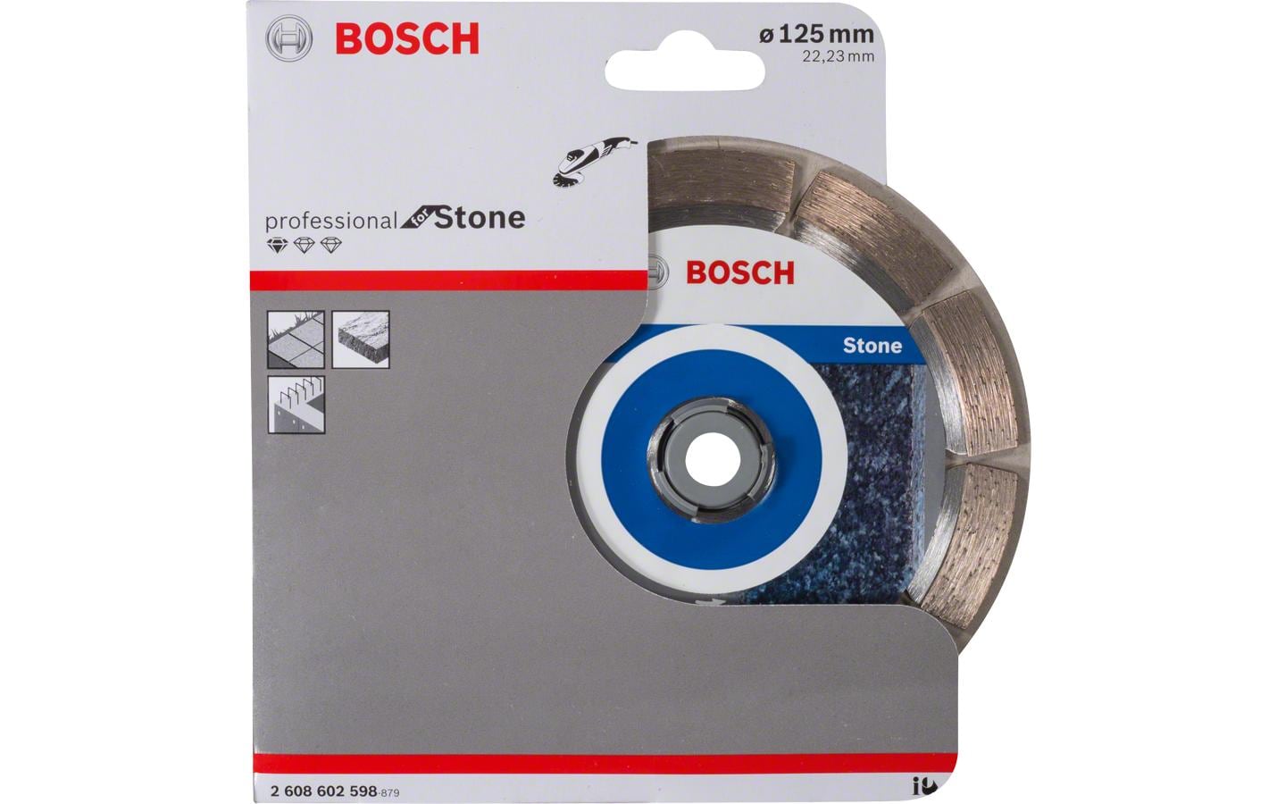 Bosch Professional – Diamanttrennscheibe, 2 608 602 598, 125 mm × 22 mm × 1,6 mm