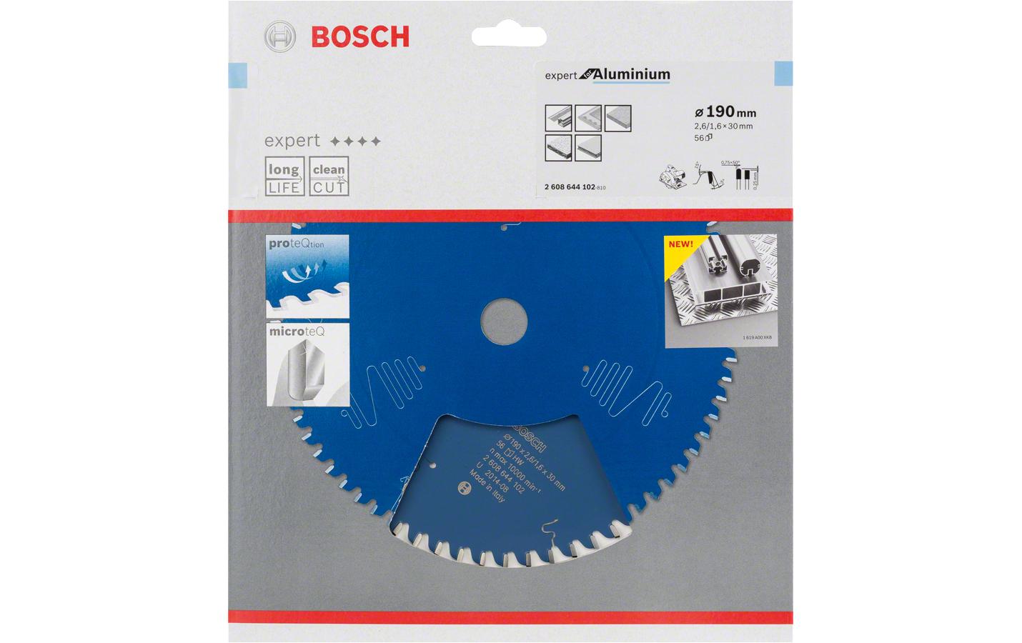 Bosch Professional – Kreissägeblatt, 2 608 644 102, 190 mm × 30 mm