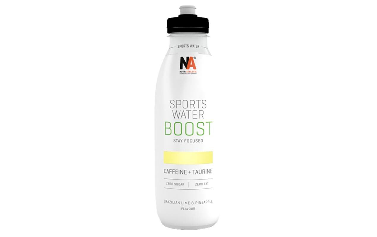 NUTRIATHLETIC Sportgetränk, Ananas, zuckerfrei, koffeinhaltig – 12 × 5 dl