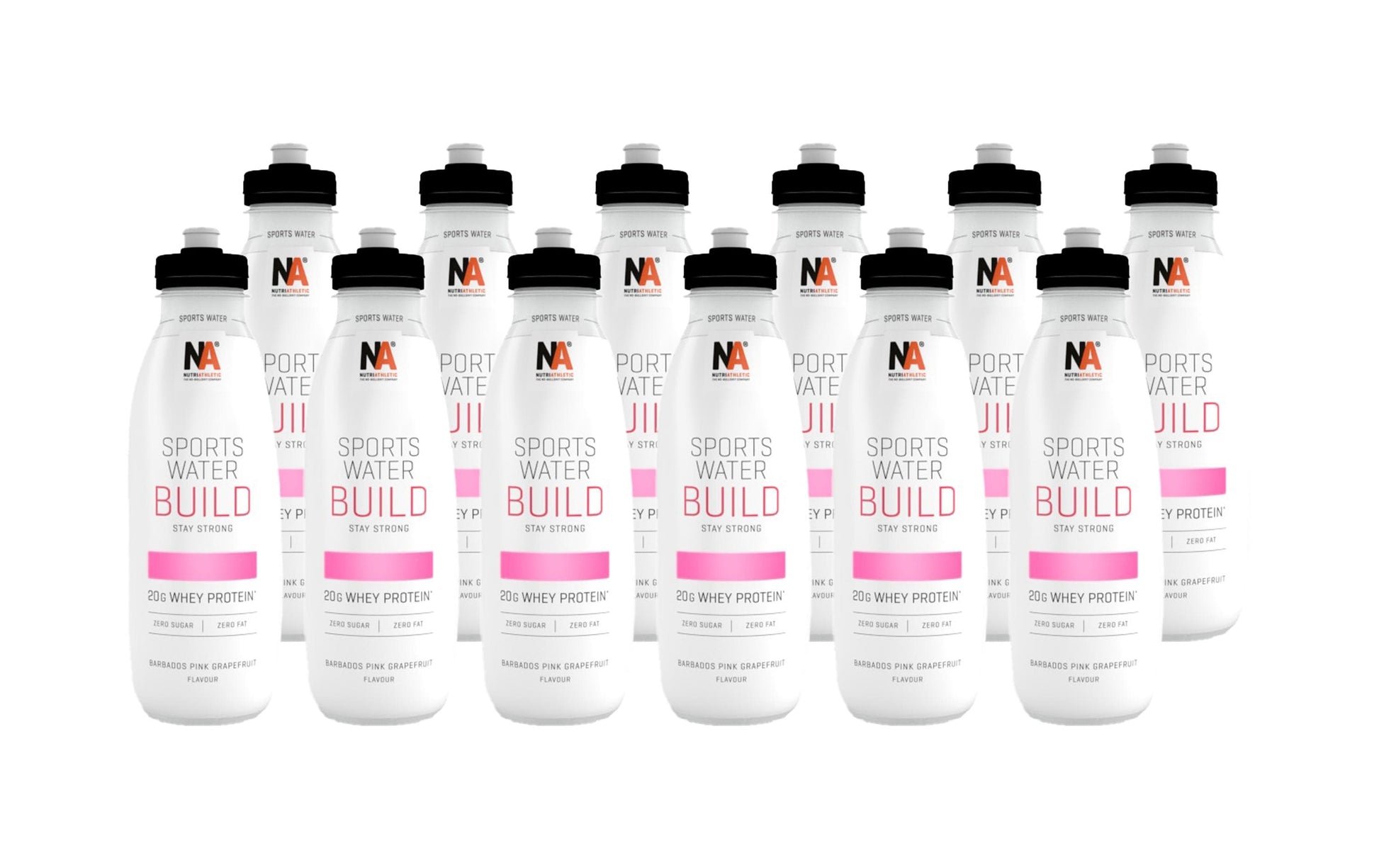 NutriAthletic – Sportgetränk Build, Grapefruit – 12 × 5 dl