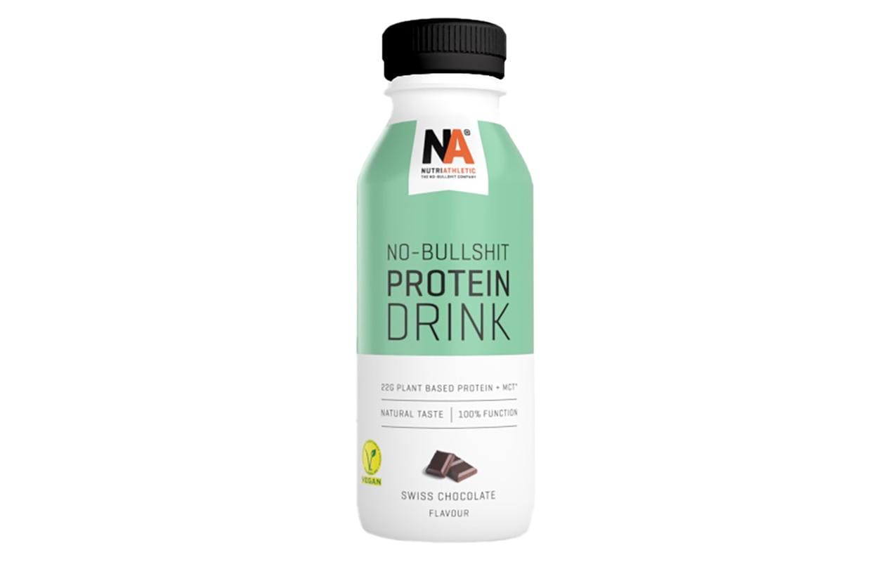 NutriAthletic Sojadrink UHT, Schokolade, gesüsst, 0,7% Fett – 0,33 l, 12 × 0,33 l