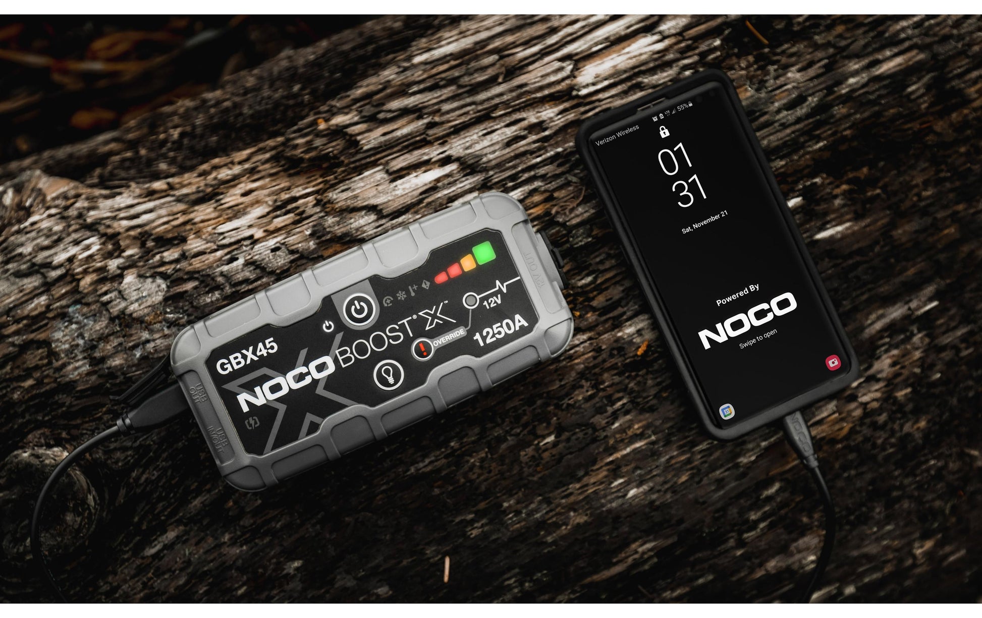 NOCO GBX45 Starterbooster 2,584 mAh – IP65, Grau