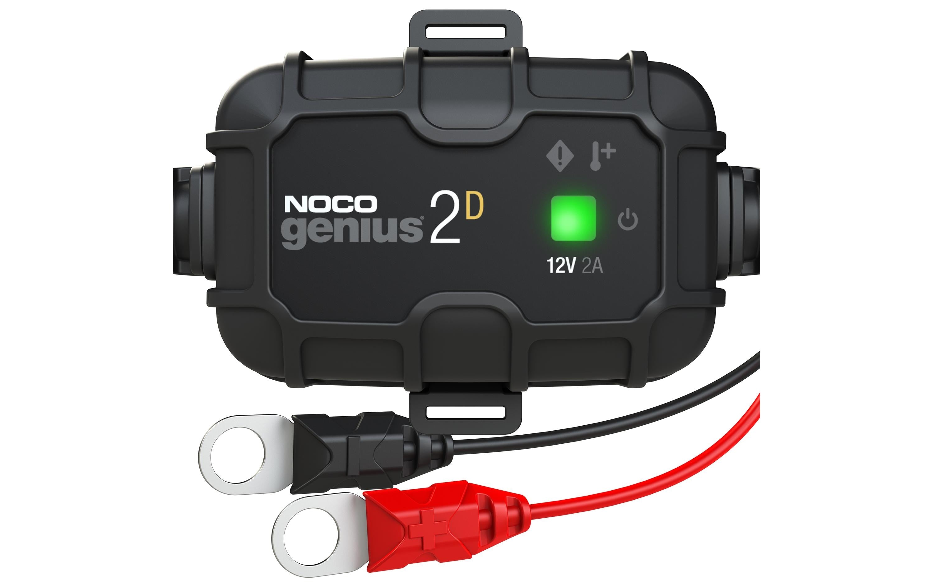 Noco Genius GENIUS2DEU Ladegerät – 12 V, 2 A/28 W, für Bleiakkus (Pb), IP65, Erhaltungsladung