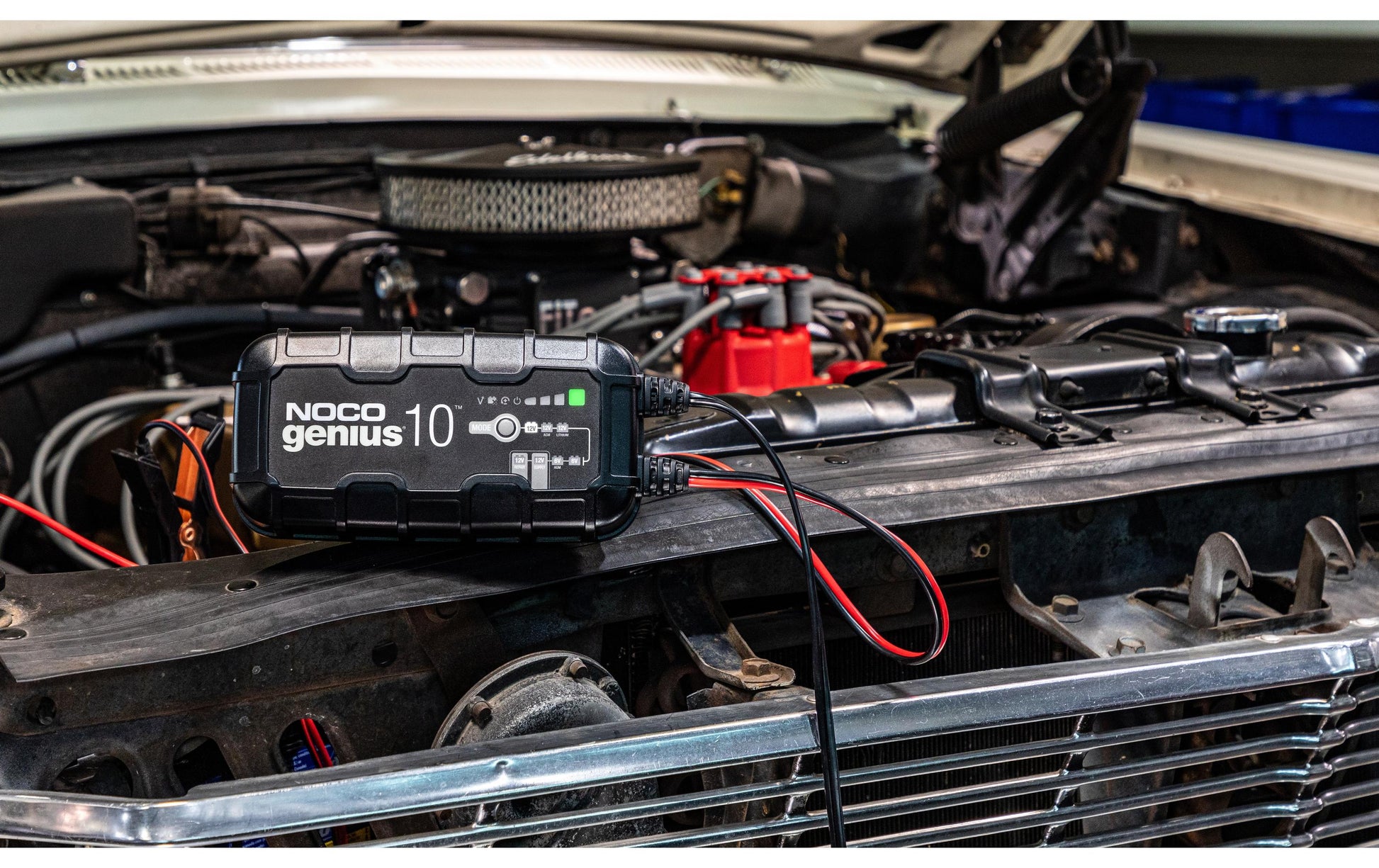 Noco GENIUS10EU Batterieladegerät 150 W – 12 V, 10 A – für Blei (Pb) Akkus, IP65