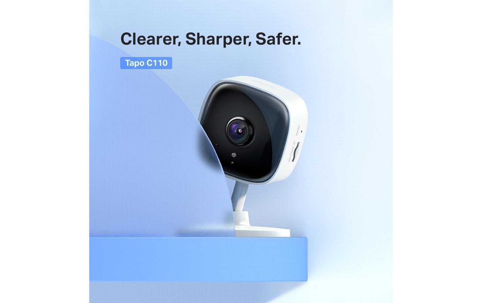 TP-Link Tapo C110 IP-Kamera – 3 MP, Nachtsicht 9 m, WLAN