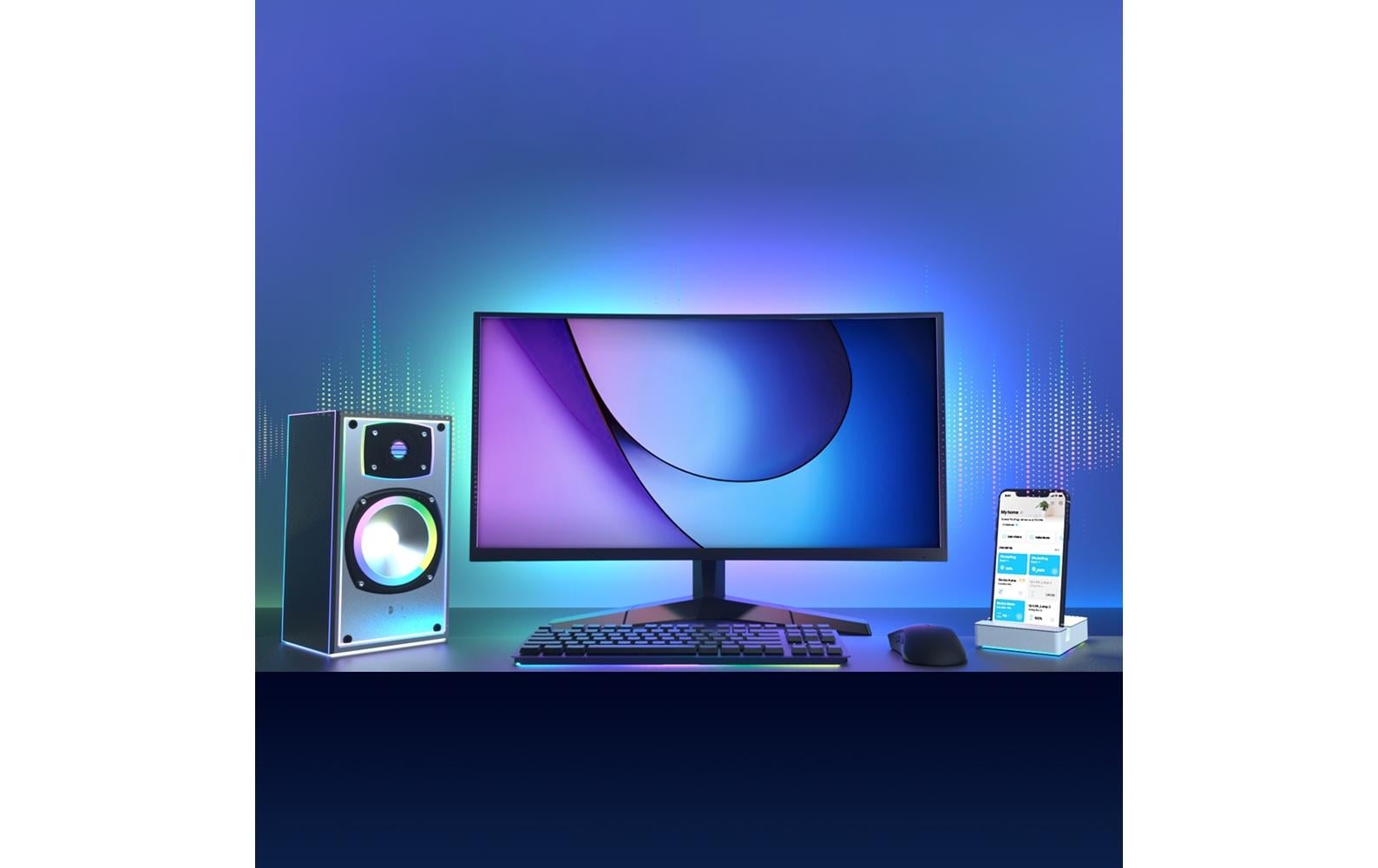 TP-Link LED-Strip TAPOL9005 – 5 m, 13,5 W, RGB, dimmbar, WiFi, für Alexa/Google, selbstklebend