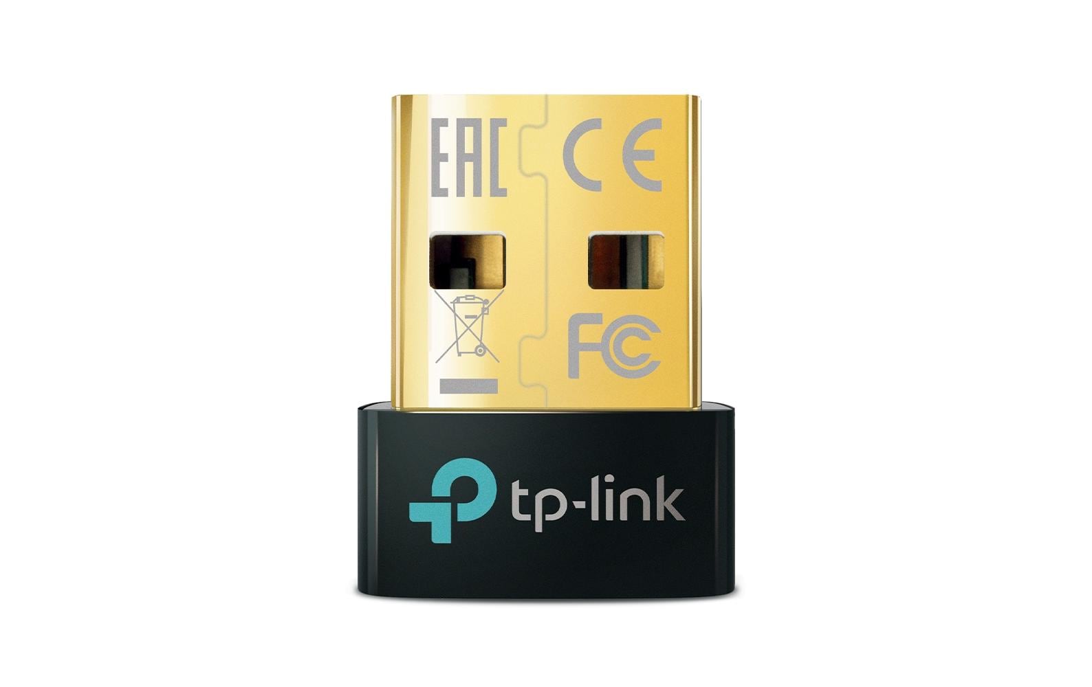 TP-Link USB-Adapter USB-A zu Bluetooth – USB 2.0 (480 Mbit/s) – Bluetooth 5.0 – Schwarz – für PC/Laptop