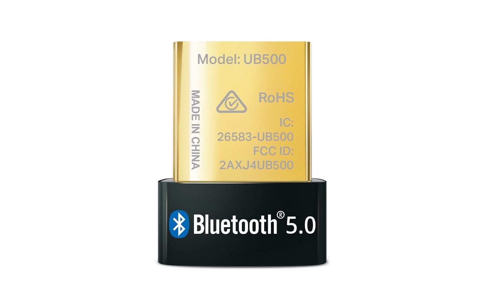 TP-Link USB-Adapter USB-A zu Bluetooth – USB 2.0 (480 Mbit/s) – Bluetooth 5.0 – Schwarz – für PC/Laptop