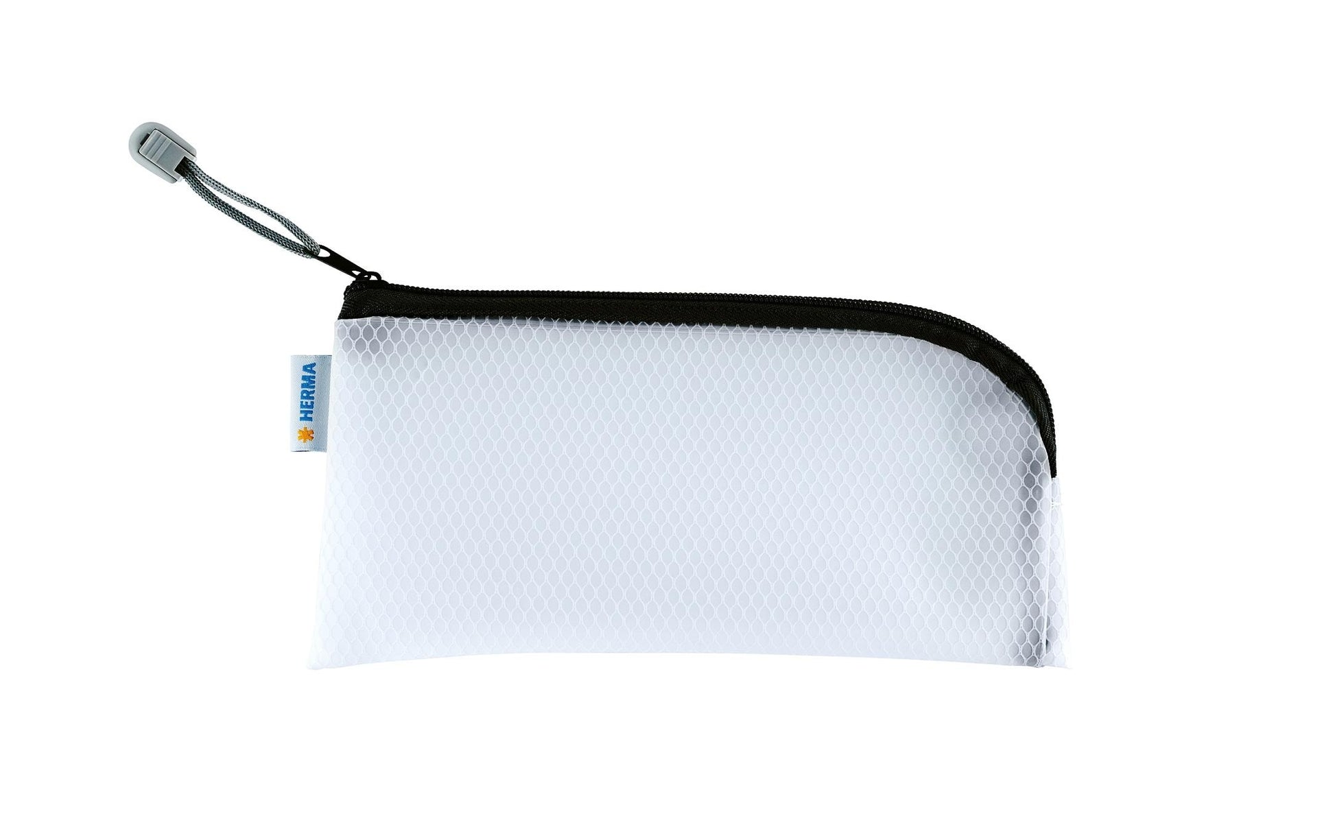 HERMA Reissverschlusstasche – 230 × 110 mm, Kunststoff, Schwarz – 1 Stück