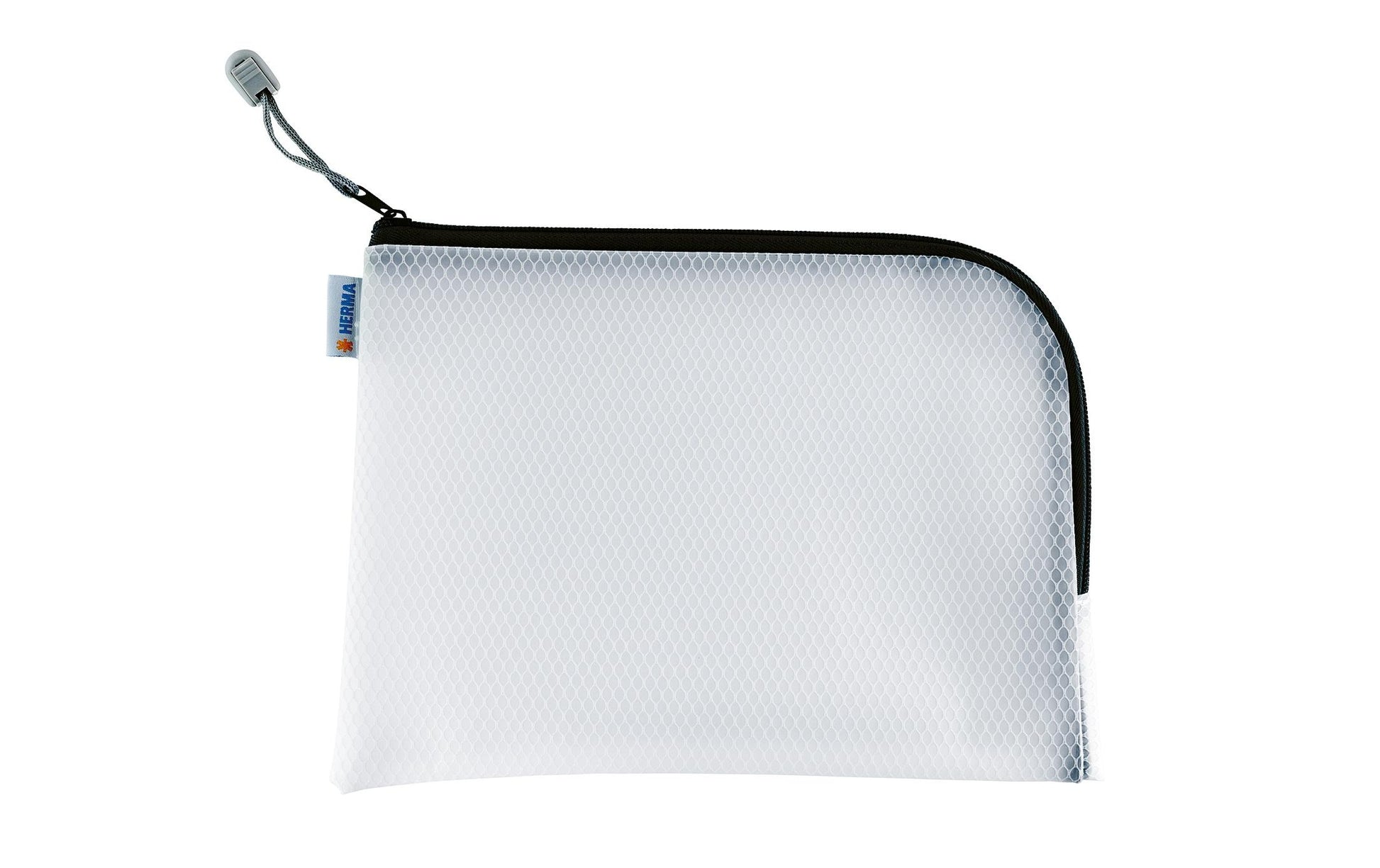 HERMA Reissverschlusstasche – 260 × 200 mm, Kunststoff, Schwarz – 1 Stück