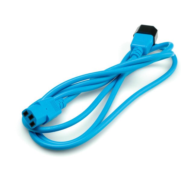 ROLINE Netzkabel – IEC C14 zu IEC C13, 1,8 m, 250 V/10 A, Blau