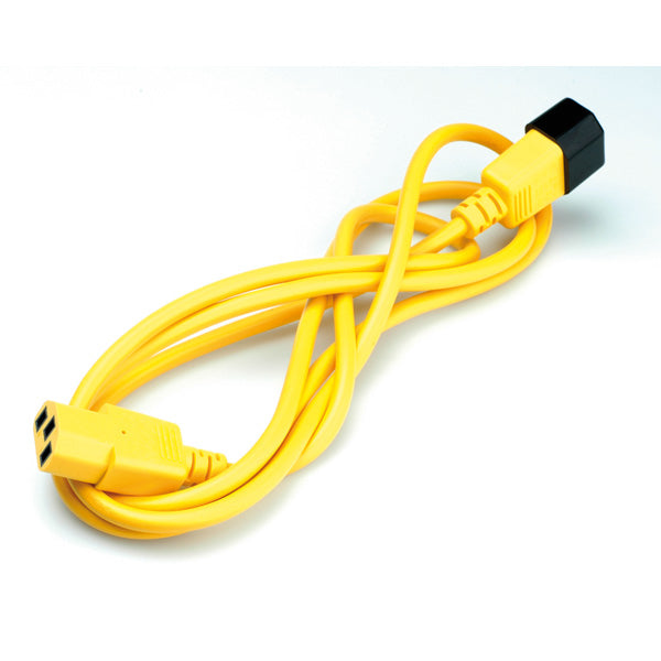 ROLINE Netzkabel – IEC C14–IEC C13, 1,8 m, 250 V/10 A, Gelb
