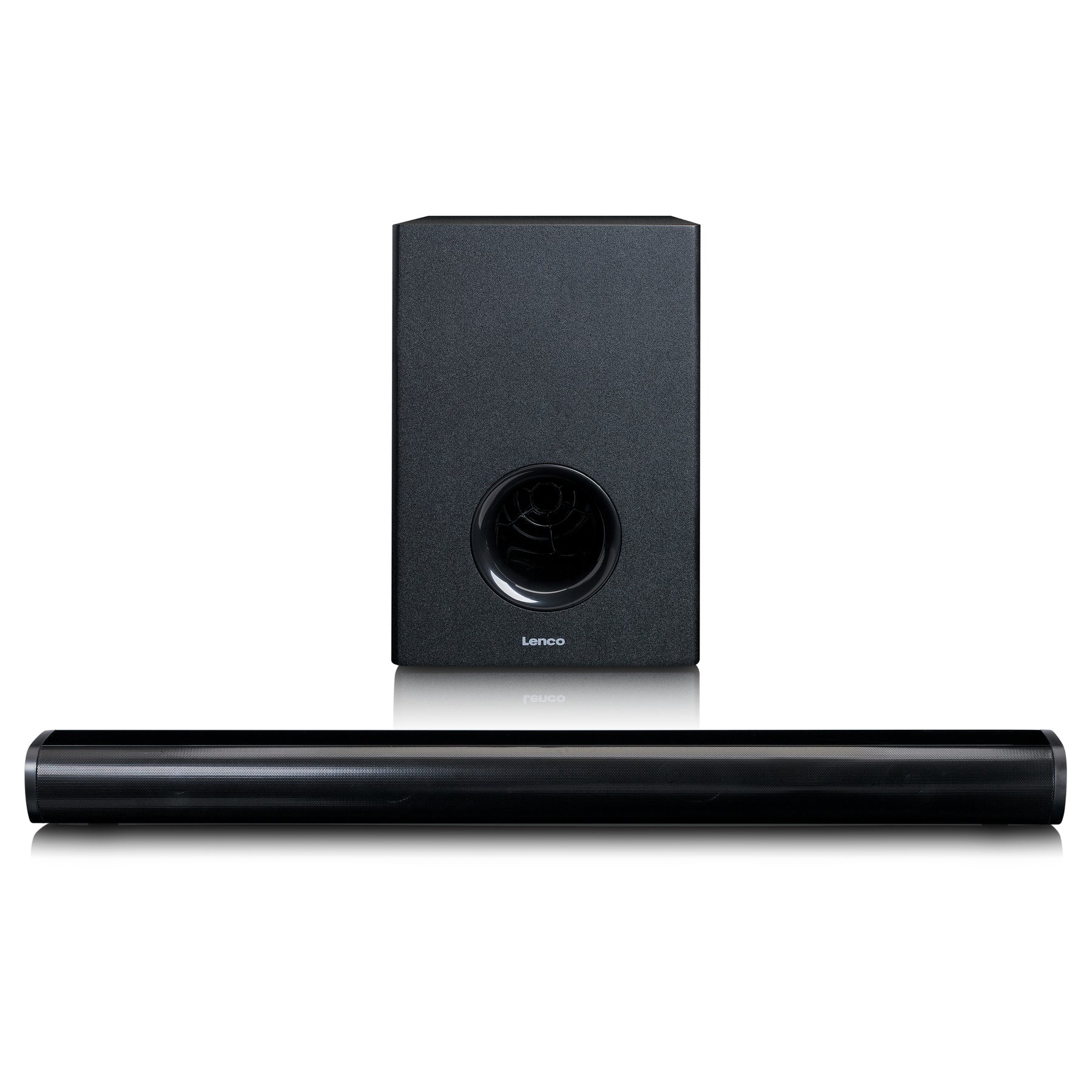 Lenco SBW-801BK – Soundbar – mit Subwoofer, 70 W, Schwarz