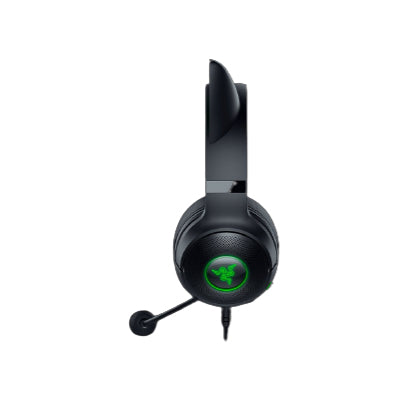 Razer Kraken Kitty V2 – Gaming-Over-Ear-Headset – USB-A, Virtueller 7.1-Surround, Abnehmbares Mikrofon – Schwarz