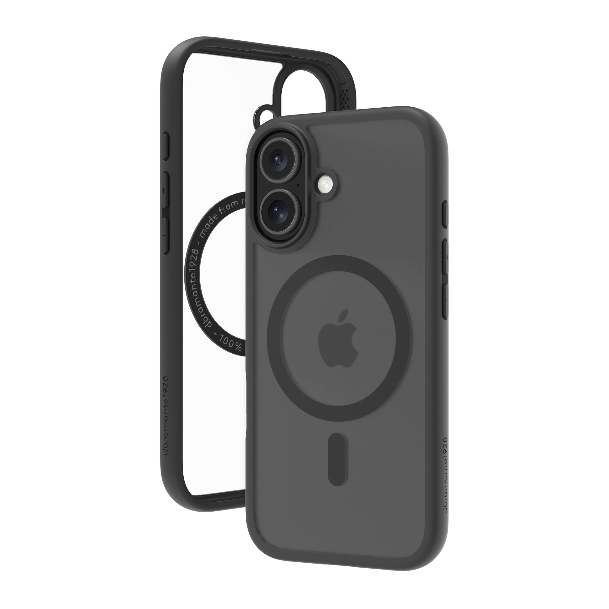 dbramante1928 Grenen MS – Backcover – für Apple iPhone 17, Kunststoff, Schwarz, bis 2 m Sturzsicher
