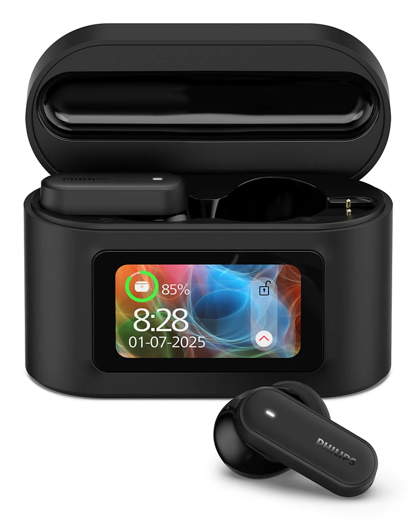 Philips TAT6000BK/00 – True Wireless In-Ear Kopfhörer – Bluetooth, ANC, IPX5 – Schwarz – bis 28 h