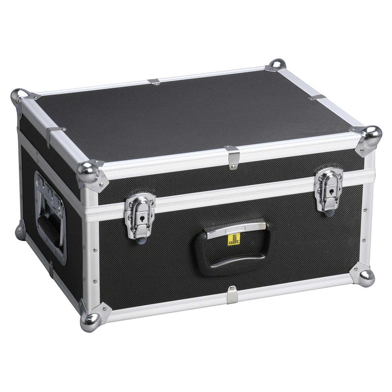 Allit AluPlus ToolBox 18 Werkzeugkoffer – abschliessbar, mit Tragegriff, schwarz, B 465 × H 255 × T 375 mm