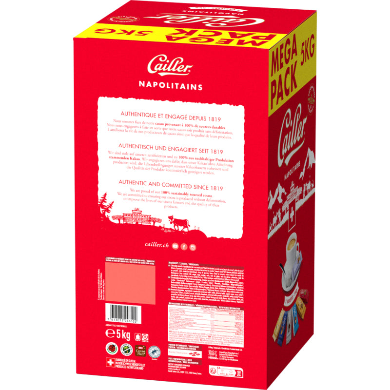 Cailler Napolitains Schokolade – Sortiert – 5 kg