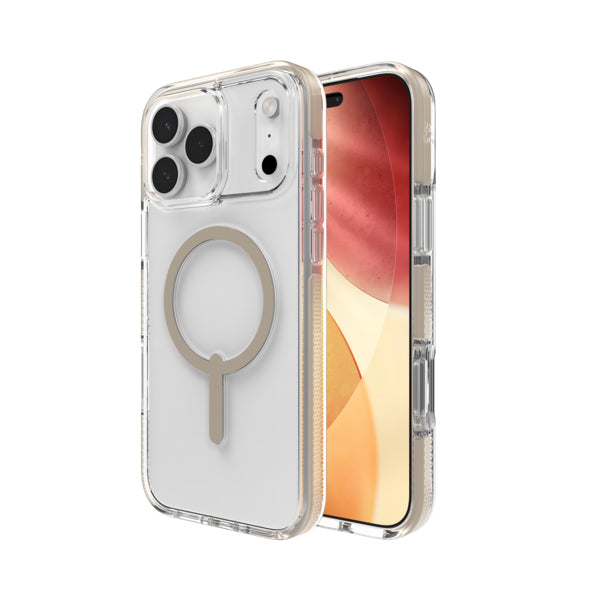 ZAGG Santa Cruz Snap Backcover – für Apple iPhone 17 Pro Max, MagSafe, Graphen, Titan, bis 4 m sturzsicher