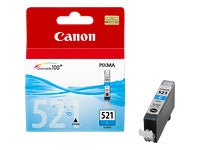 Canon Tintenpatrone CLI-521C, cyan – für Tintenstrahldrucker und Multifunktionsgeräte
