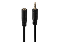 Lindy 3,5 mm (Buchse) auf 2,5 mm (Stecker) Adapter – 20 cm