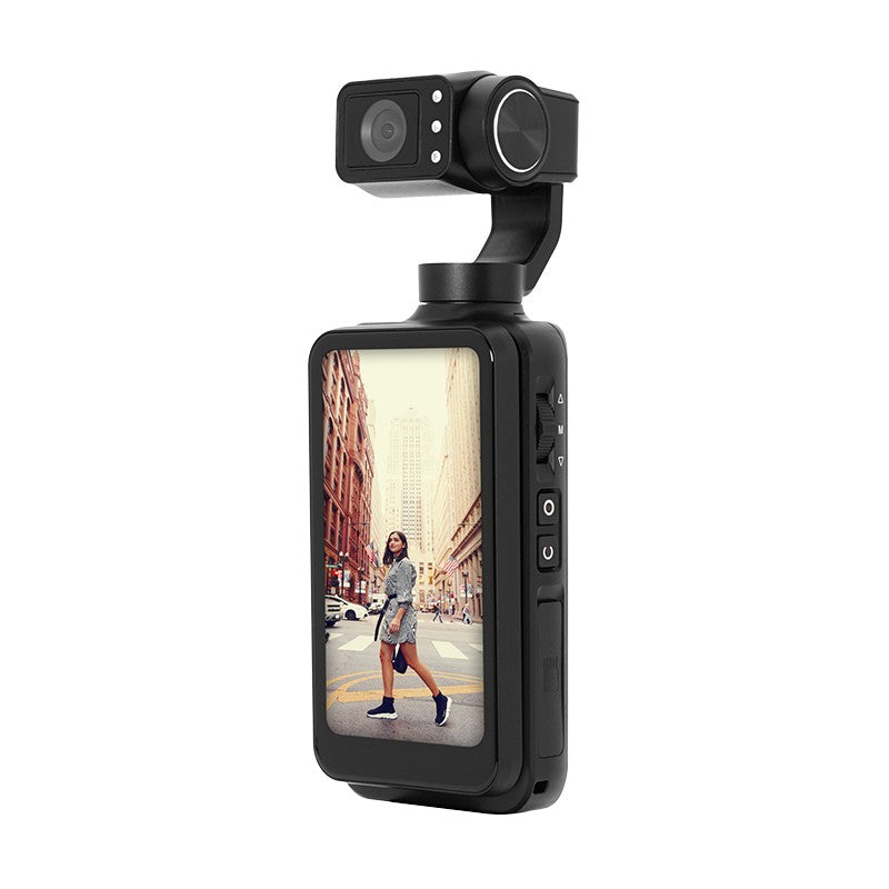 AgfaPhoto Mini DV Gimble Kamera MC3X, Realishot – Gimbal-Kamera, 8 MP, 4K, Schwarz