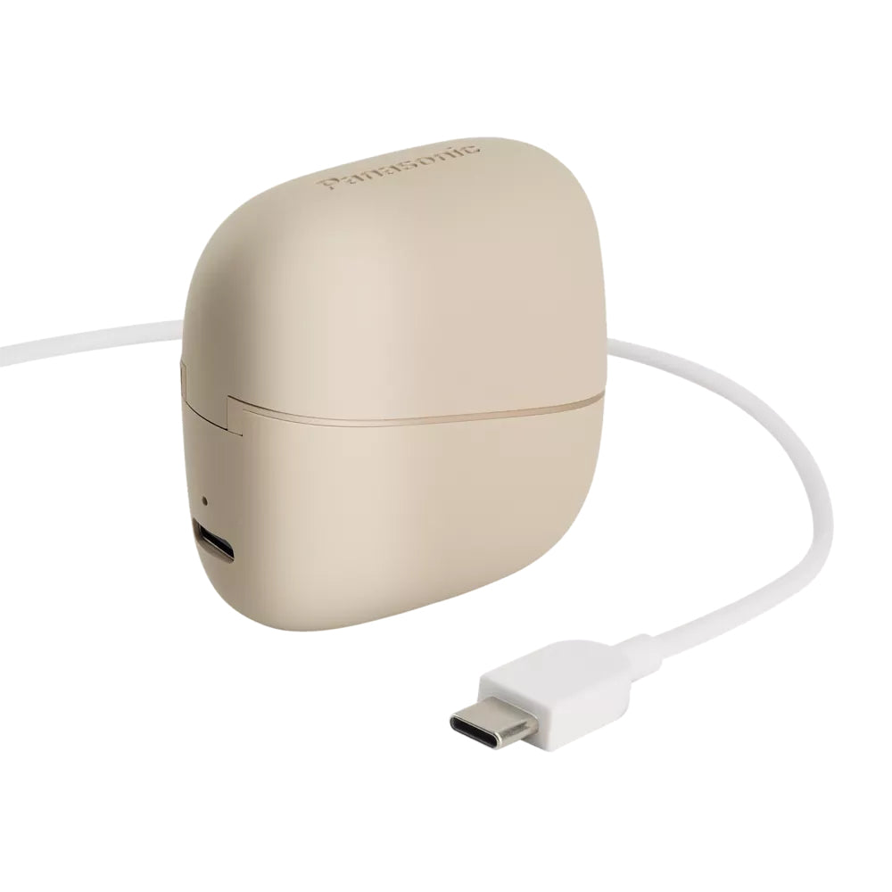 Panasonic RB-F10 – Duo Headset, Ohrbügel, Bluetooth – beige – bis 25 h