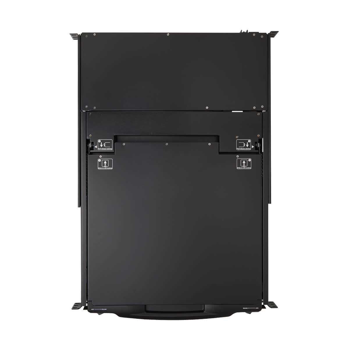 Tripp Lite B030-DP16-17D – 17" Rack-LCD-Konsole – 16-Port DP KVM, 1920 × 1080, USB 2.0-Hub, 1U