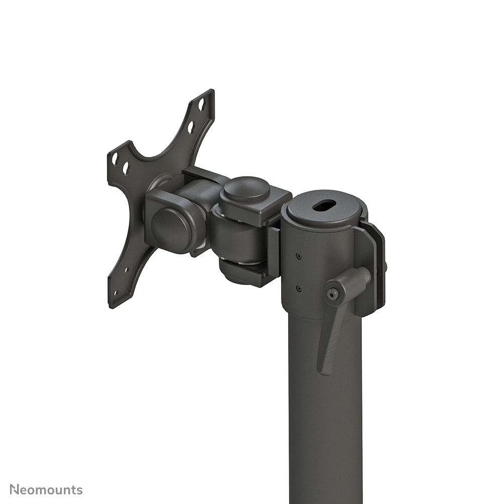 Neomounts Monitorarm, Dual, Tischklemme, bis 49", 15 kg, Full Motion, für gebogene Bildschirme, schwarz