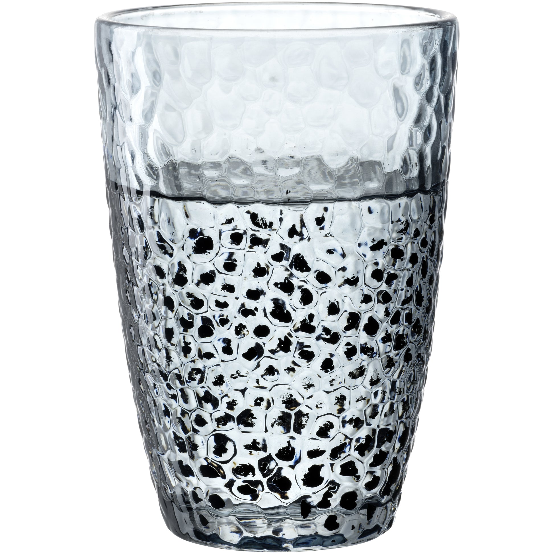 LEONARDO Trinkglas Matera – 4er Set, 340 ml, Ø 8 cm, H 12 cm, Glas, Blau, spülmaschinenfest