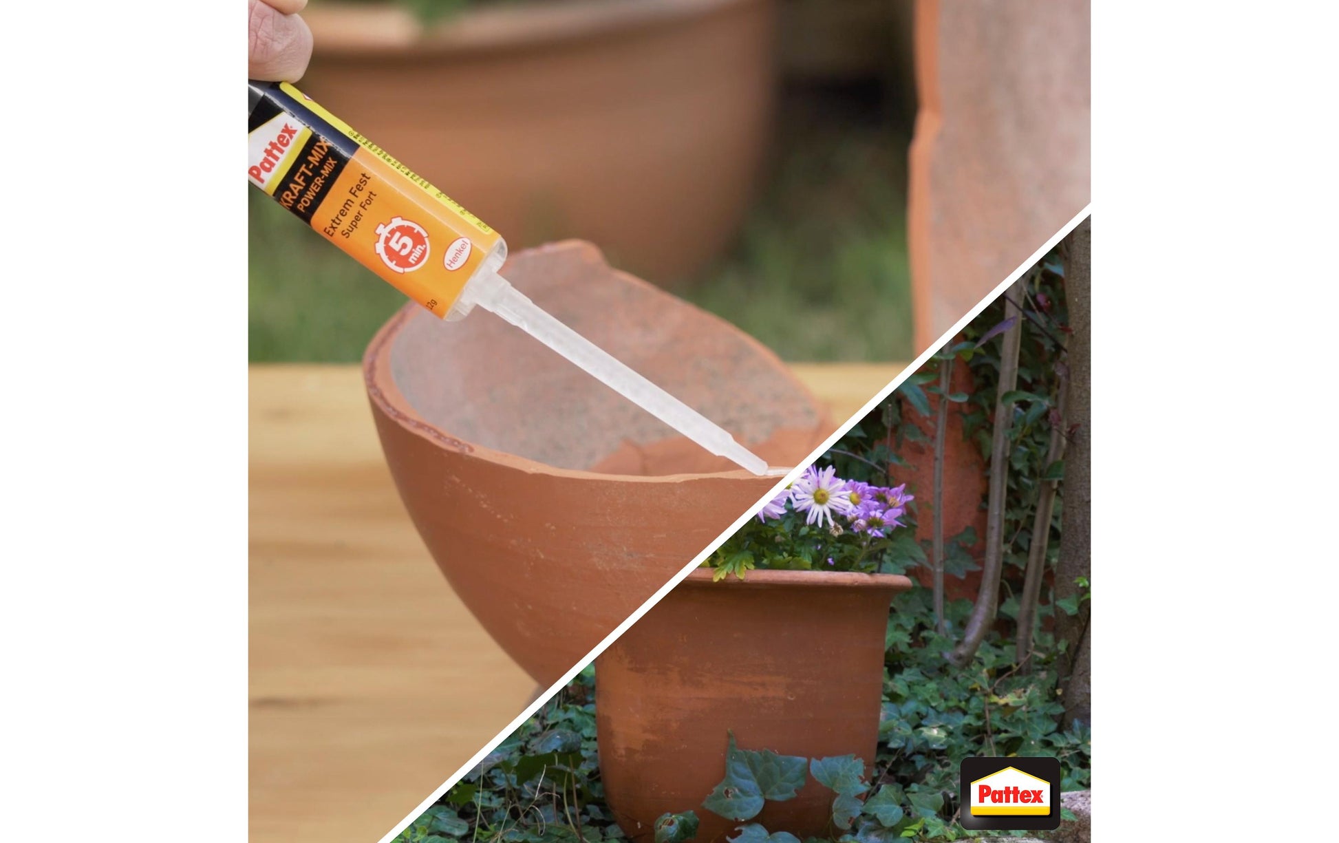 Pattex Kraft-Mix 2K-Epoxidharzkleber Extrem Fest – Transparent