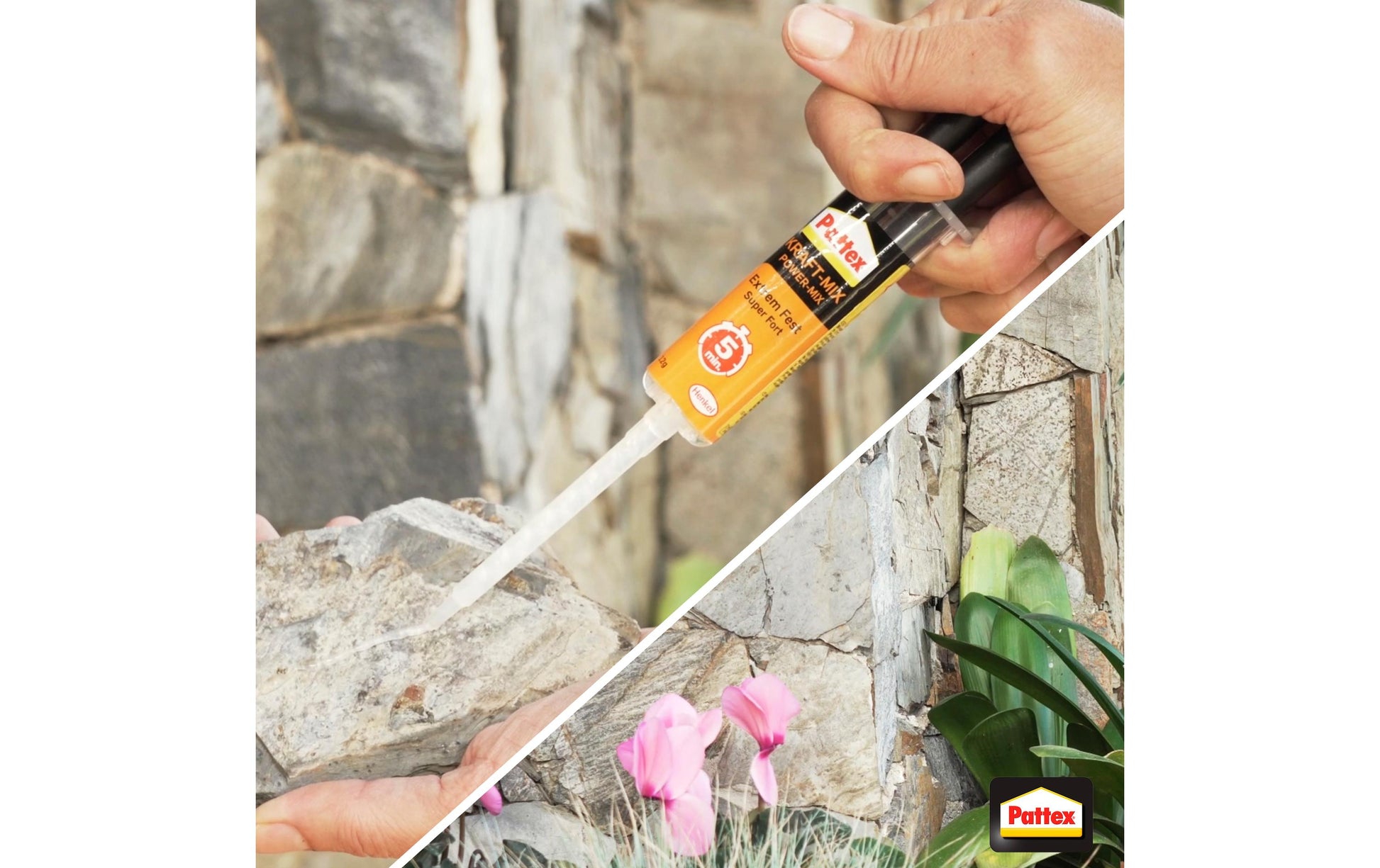 Pattex Kraft-Mix 2K-Epoxidharzkleber Extrem Fest – Transparent