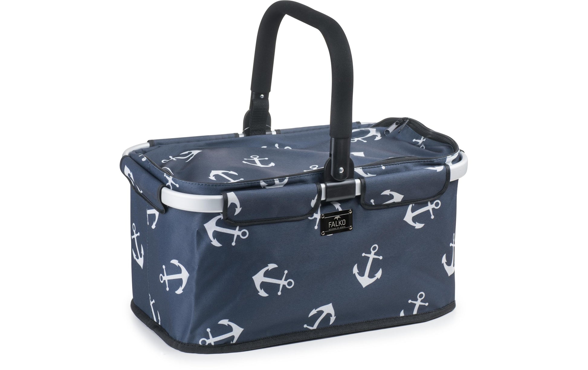 Genius Computer Technology Genius – Stofftasche, Aluminium, Polyester, Blau/Weiss, 480×270×280 mm
