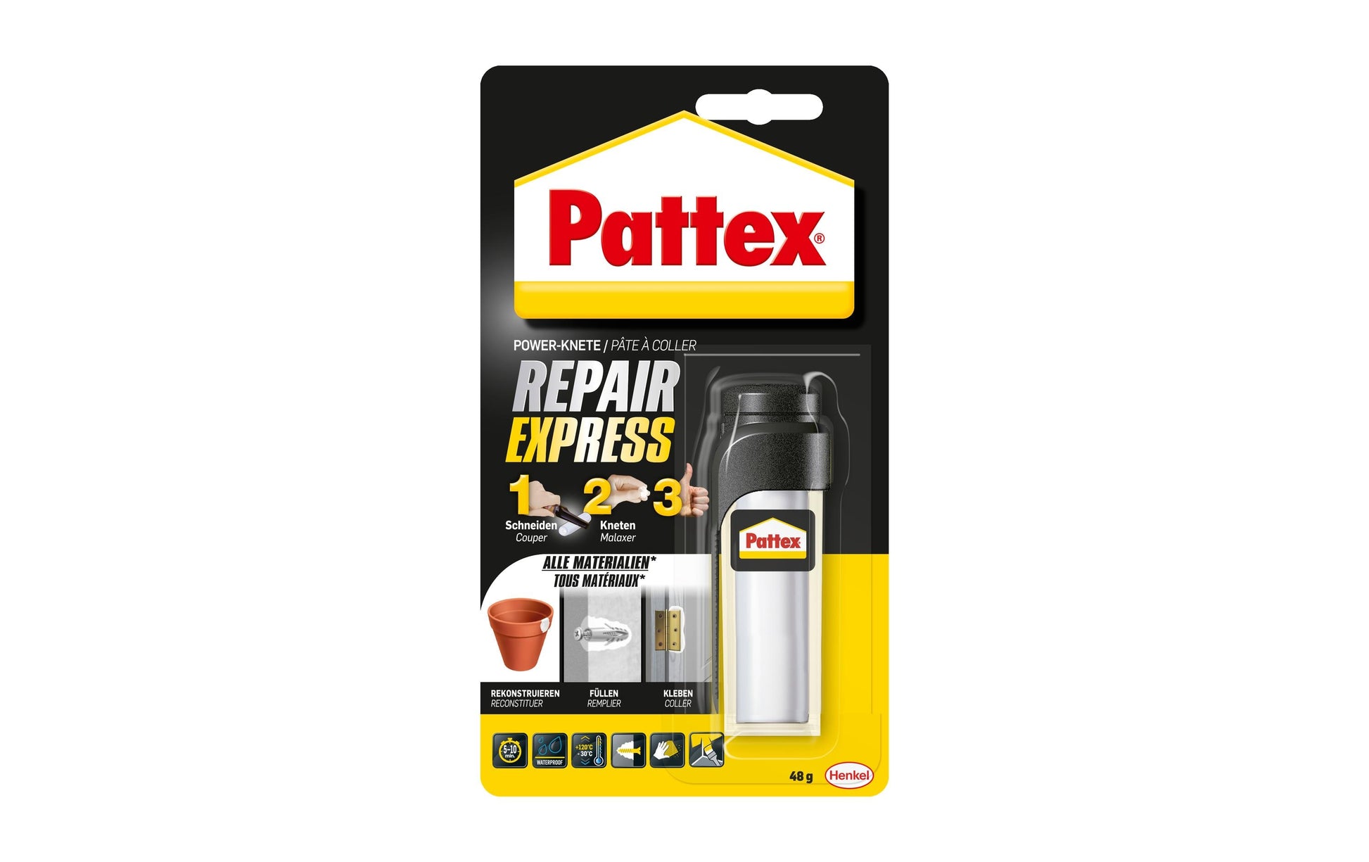 Pattex Knetmetall Powerknete Repair Express – weiss
