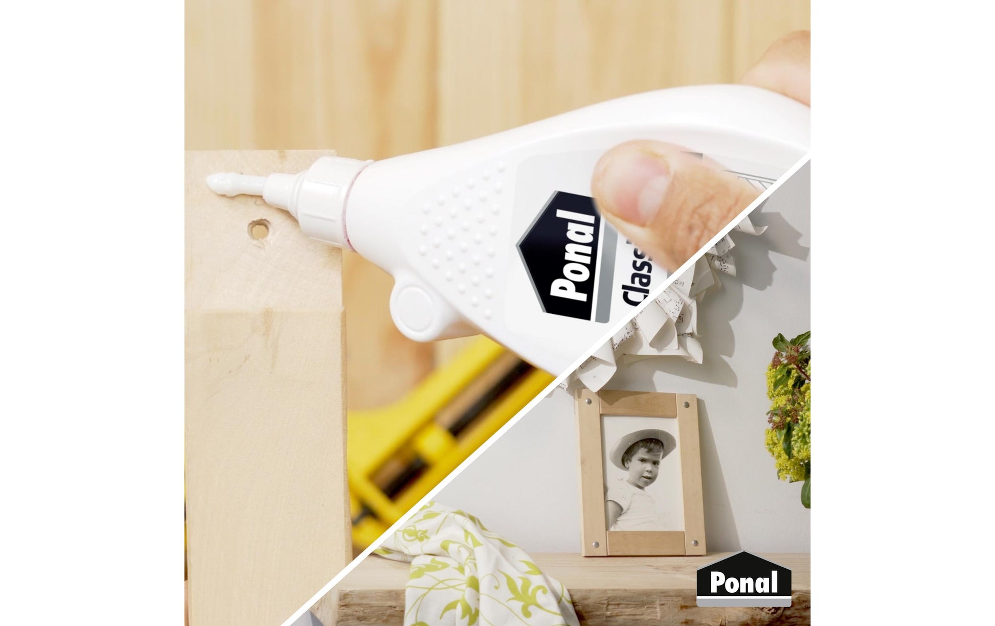 Ponal Classic Holzleim – weiss – 550 g – für Holz