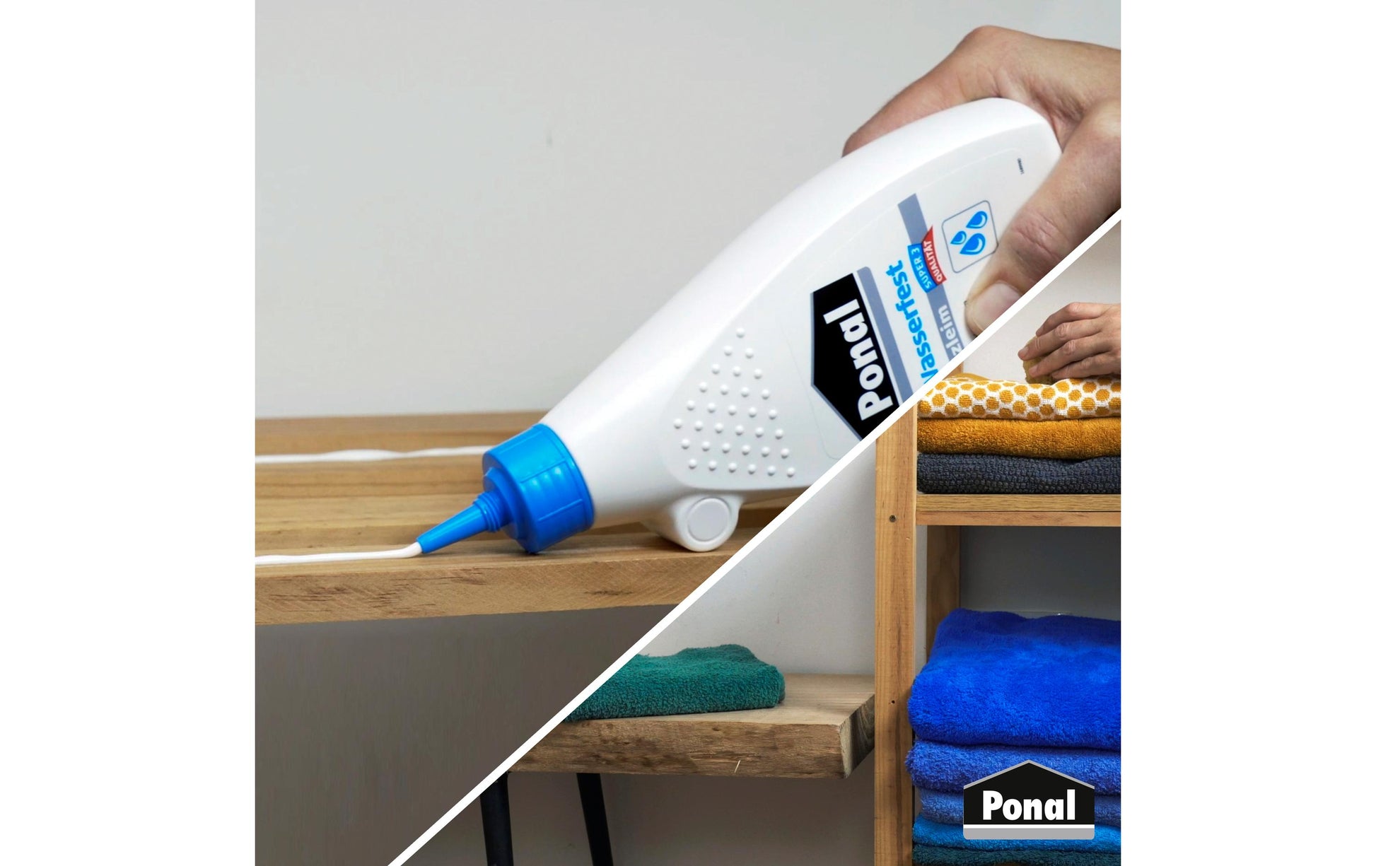 Ponal Wasserfester Holzleim – Weiss – 550 g – für Holz