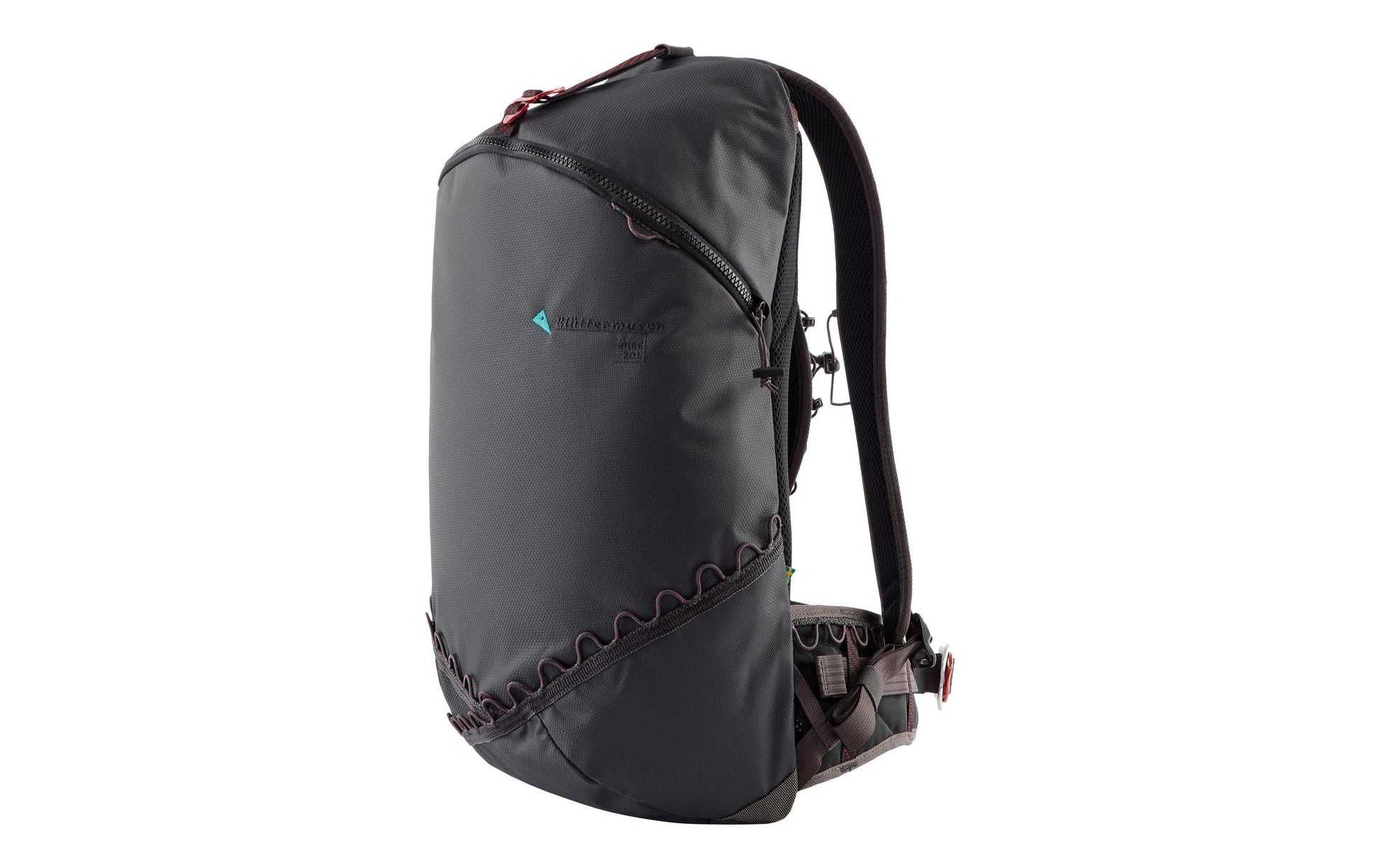 Klättermusen Sportrucksack Bure – 20 l, mit Hydratationsfach, belüftet – Schwarz, 280 × 480 × 165 mm