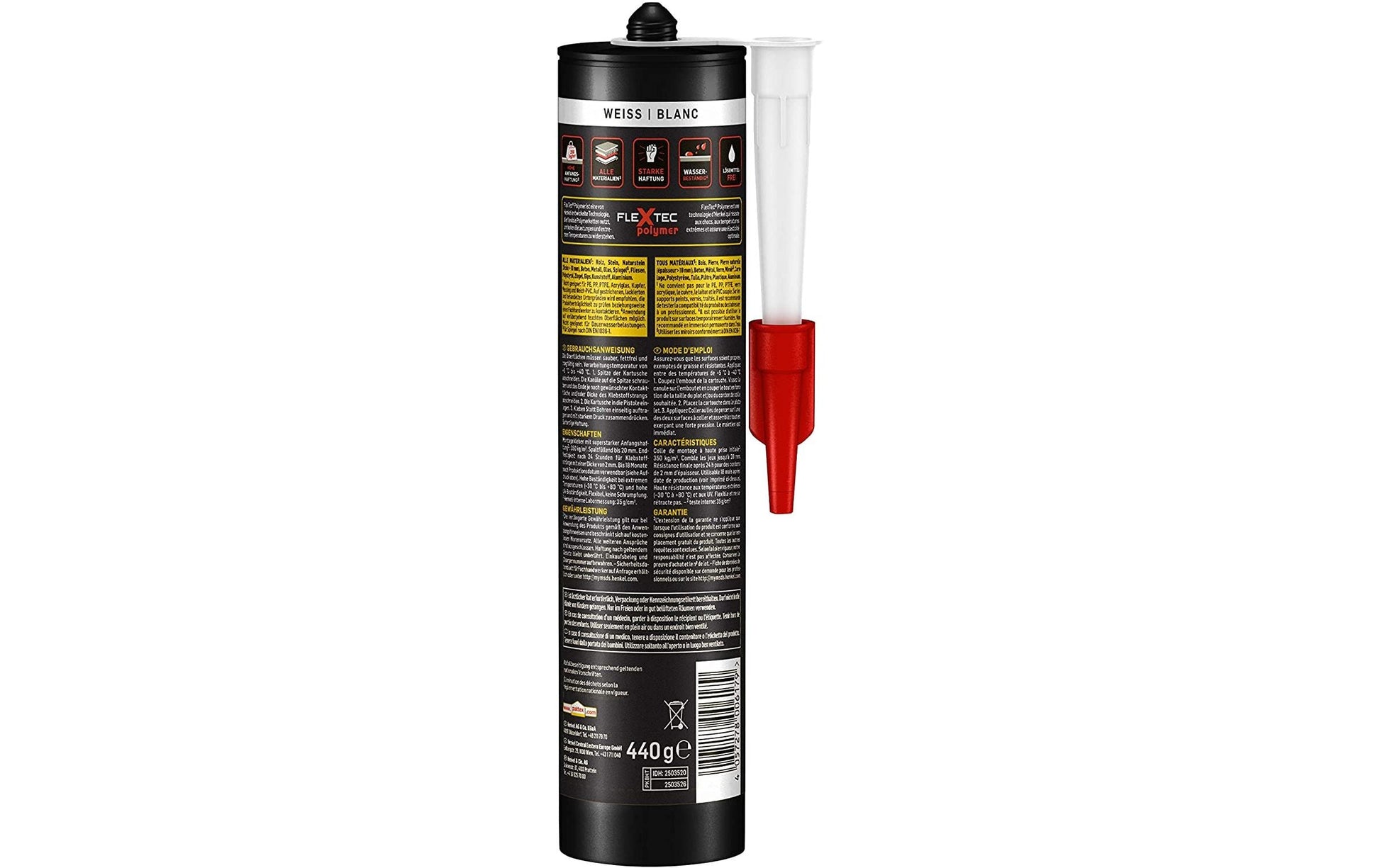 Pattex KSB Montagekleber High Tack – Weiss