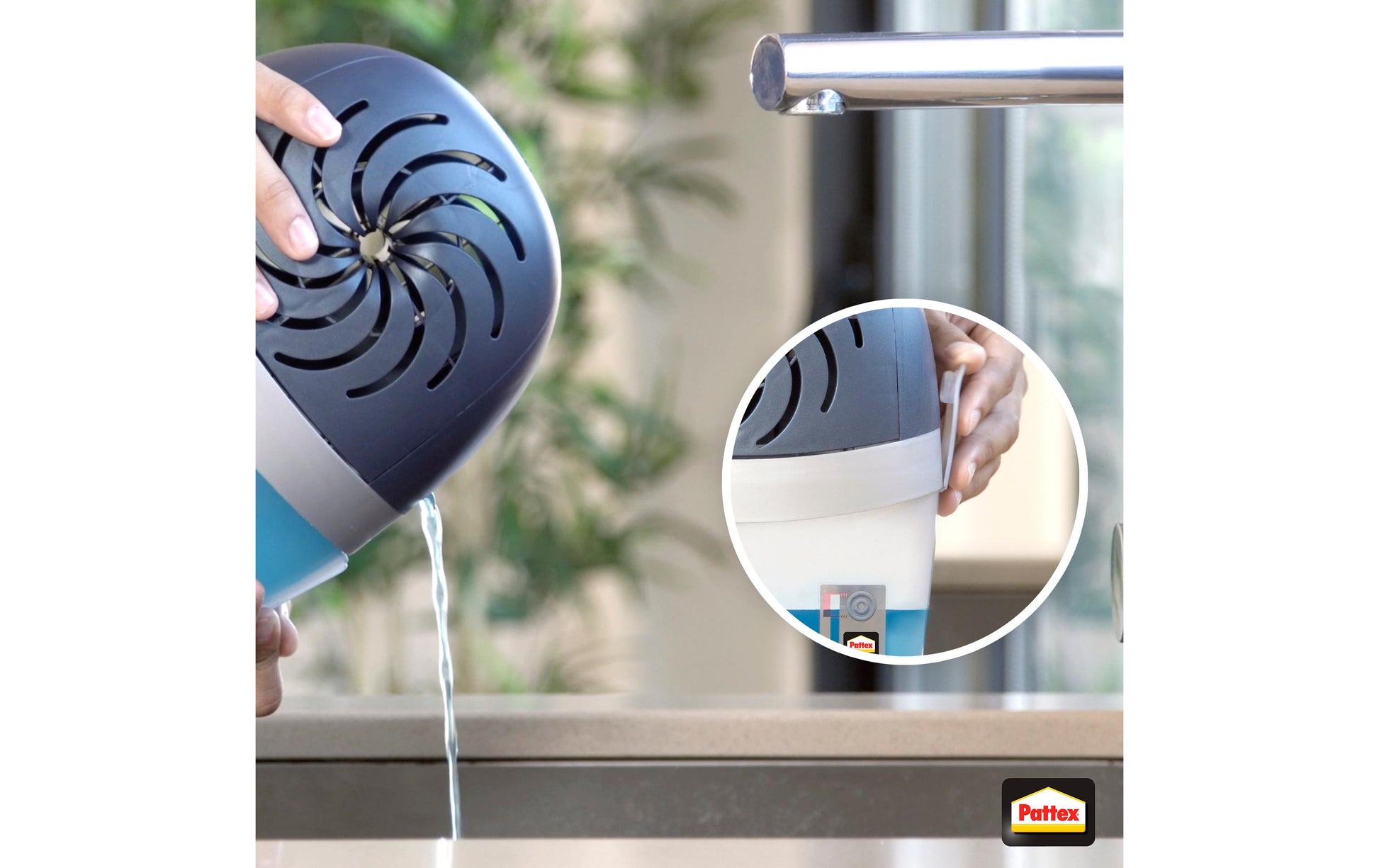 Pattex Nachfüllpack Frischer Wasserfall – 2×450 g, für AERO 360°