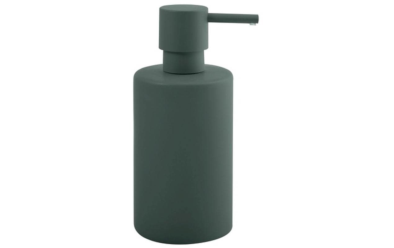 Spirella Seifenspender Tube – 0,3 l, Porzellan, 7×16 cm, Dunkelgrün