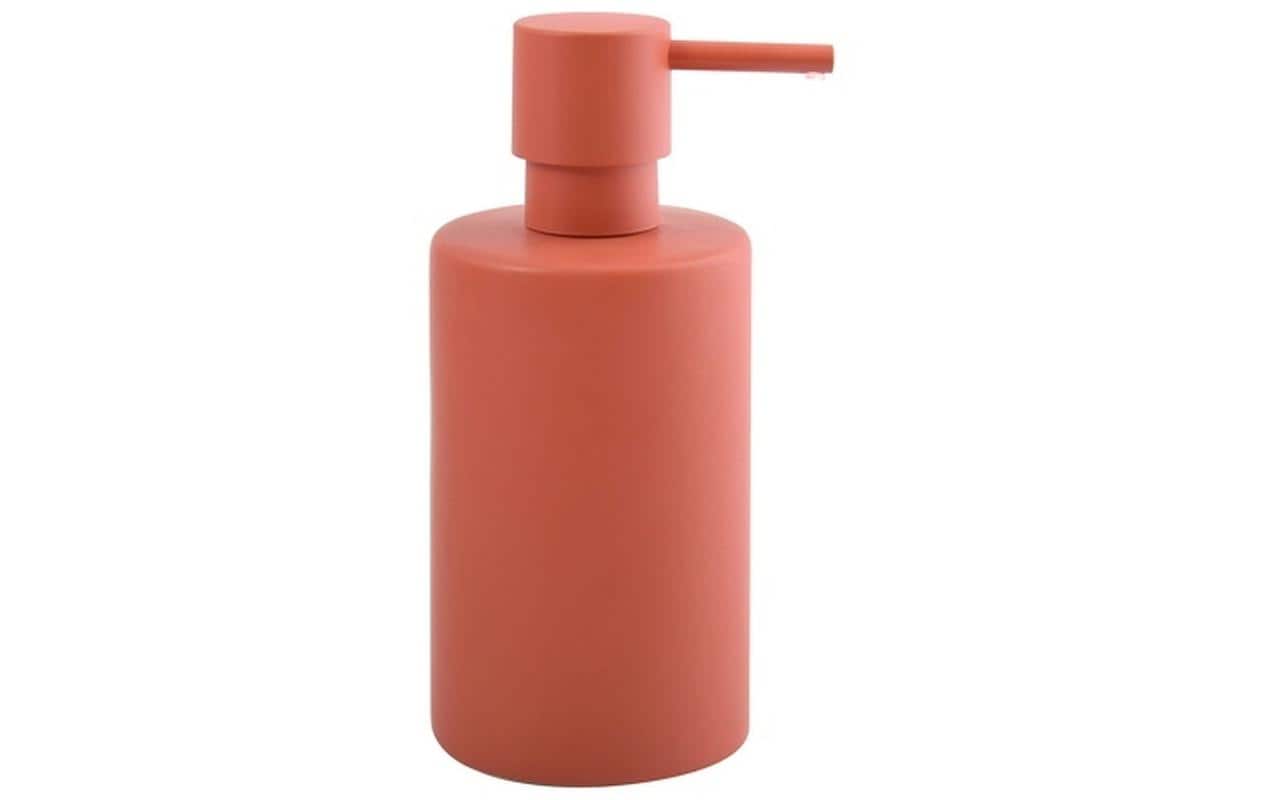 Spirella Tube Seifenspender – Tisch – Porzellan, Terracotta, 300 ml