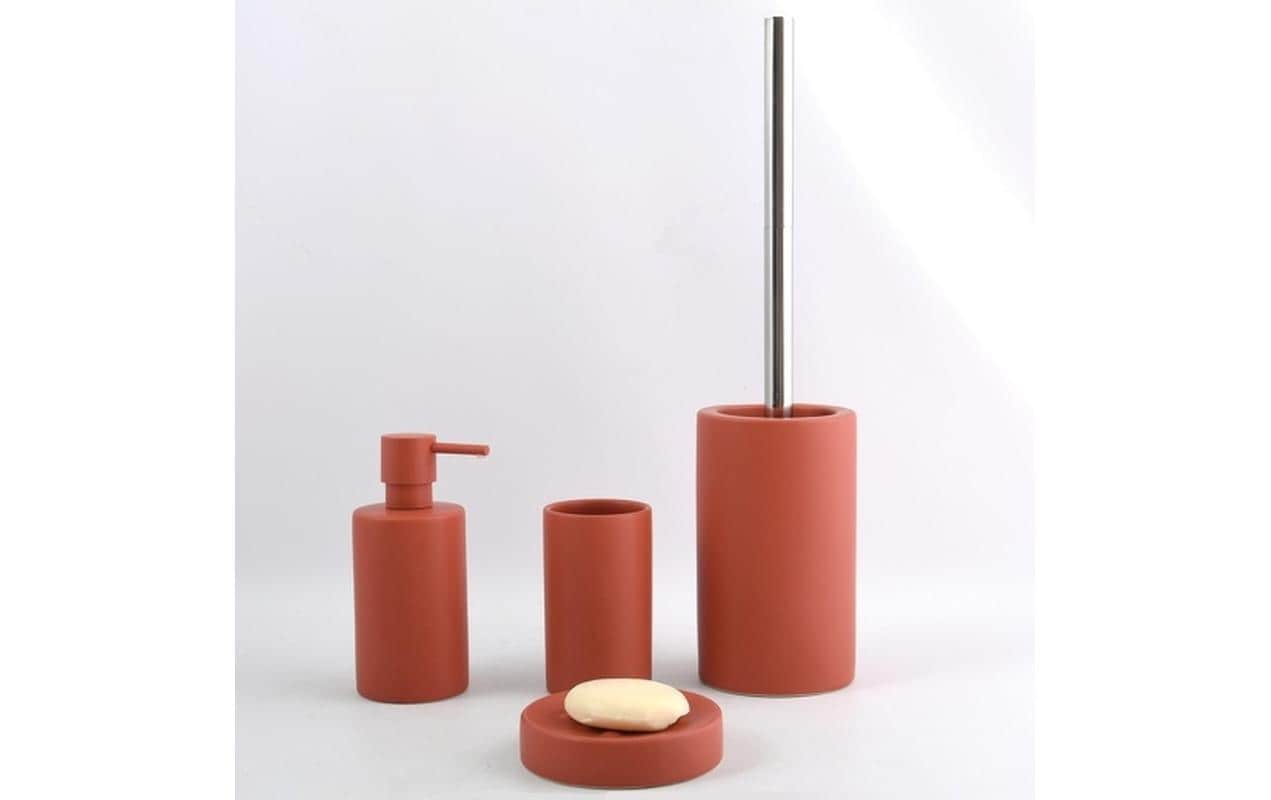 Spirella Tube Seifenspender – Tisch – Porzellan, Terracotta, 300 ml