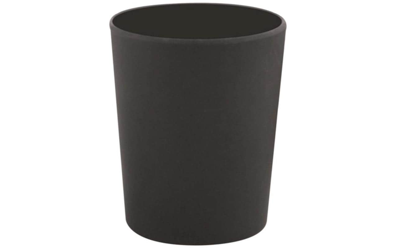 Spirella Zahnputzbecher Takeo – Ø7,4×9,2 cm, Bambus, Anthrazit