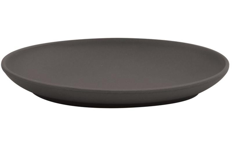 Spirella Seifenschale Takeo – Bambus, 15,3×10,4×2 cm, Anthrazit (oval)